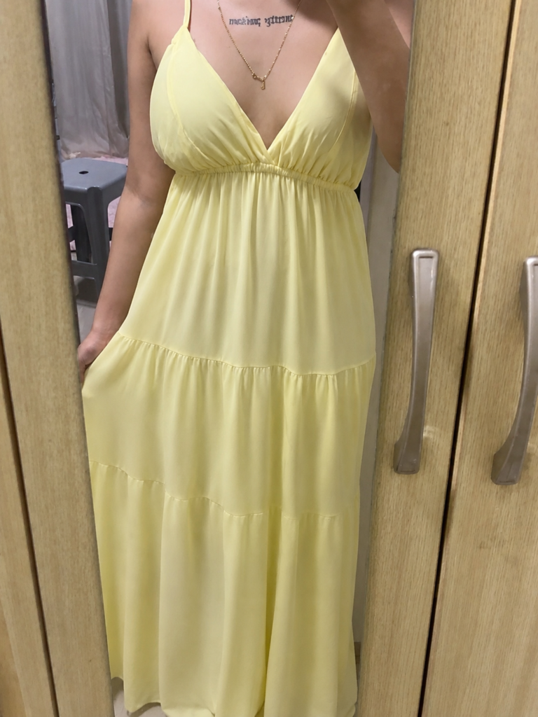 Vestido Longo Amarelo