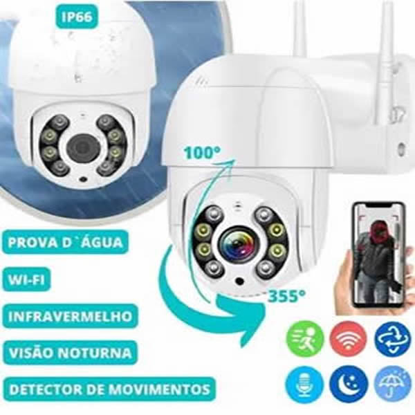 Câmera Externa IP c/ cartão Micro SD 32GB